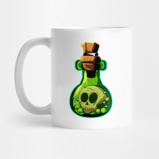 Elixir of the Eternal Life – Haunted Skull Potion (RAW Version) Mug