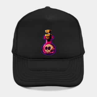 Poison No. 13 – Haunted Gothic Skull Elixir (RAW Version) Hat