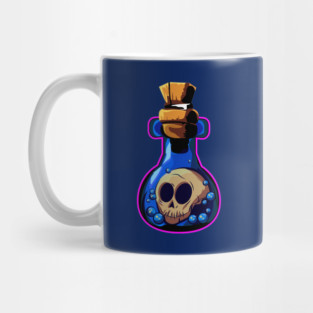 Shake Well Before Screaming – Creepy Skull Potion Bottle (RAW Version) Mug