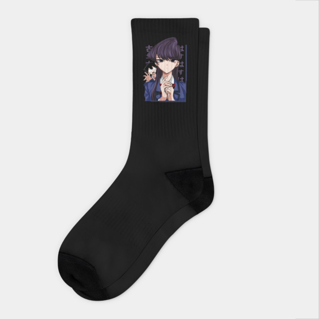 Komi Can't Communicate Cool Design Socks by Otaku Vibes