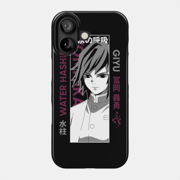 Giyu Tomioka - Demon Slayer Phone Case by Otaku Vibes