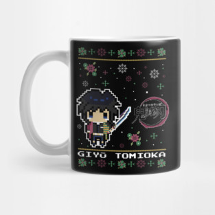Giyu Tomioka Pixel Art - Demon Slayer Mug