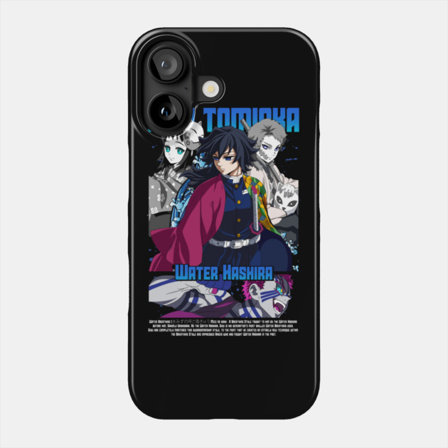 Giyu Tomioka Friends in Background - Demon Slayer Phone Case by Otaku Vibes