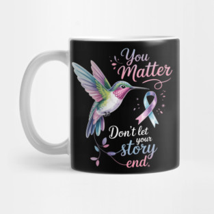Your Life Matters Ribbon N Suicide Awareness Mental Health Mug