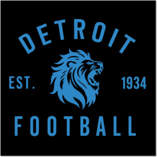 Detroit Lions Posters and Art