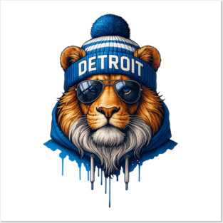 Detroit Lions Posters and Art