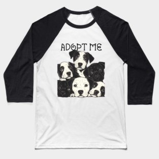 Rescue Dog: Adopt Me Baseball T-Shirt
