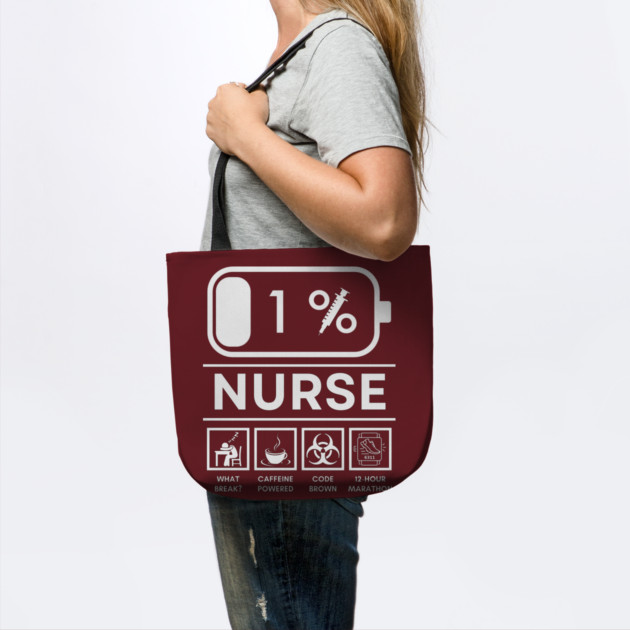 Nurse Humor Design with Coffee, Exhaustion, and Hospital Chaos by TuncGK