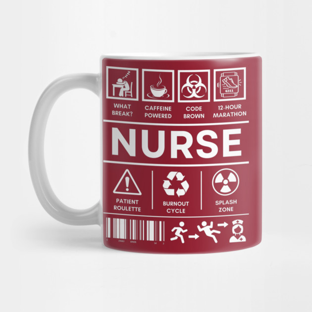 Nurse Life Dark Humor with Burnout, Coffee, and Hospital Chaos by TuncGK