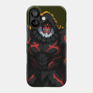 Crimson Orc Commander Glow Phone Case