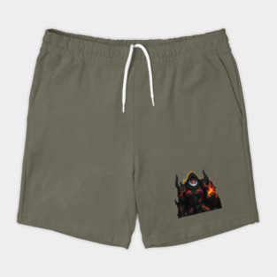 Crimson Orc Commander Glow Shorts