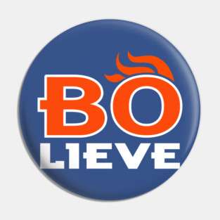 BO-lieve, Bo Nix Denver Football design Pin