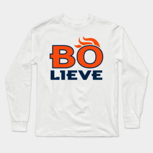 BO-LIEVE, Denver Football design Long Sleeve T-Shirt