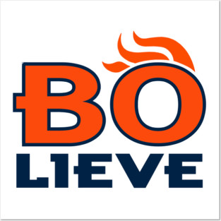 BO-LIEVE, Denver Football design Posters and Art