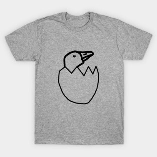 Baby Goose Egg Outline T-Shirt