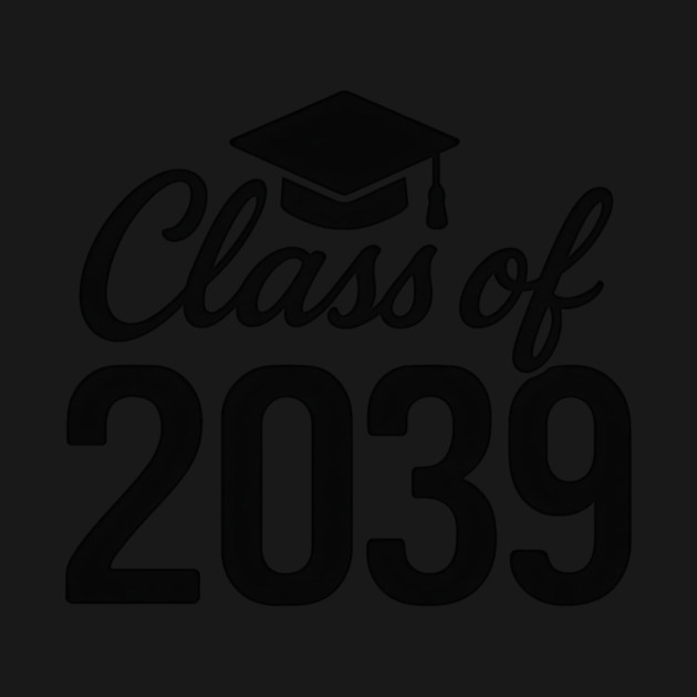 Class of 2039 Graduation Cap Future Graduate by ArtistTee ⭐⭐⭐⭐⭐