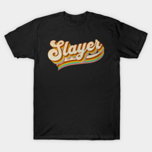 Retro Slayer Vintage Slayer Style Rock and Roll Band Rock Music Lovers T-Shirt