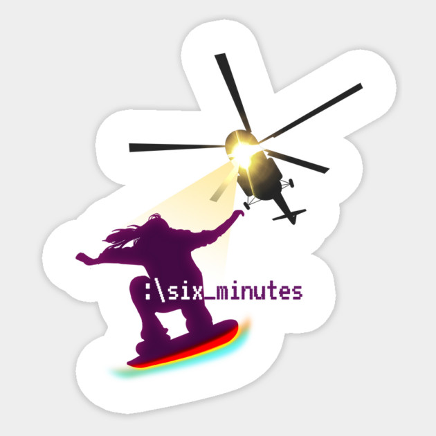Six Minutes: The Chase! Sticker by GZM Podcasts