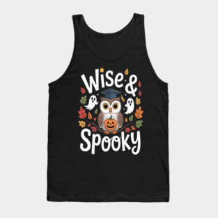 Spirited Owl Wise Spooky Tank Top