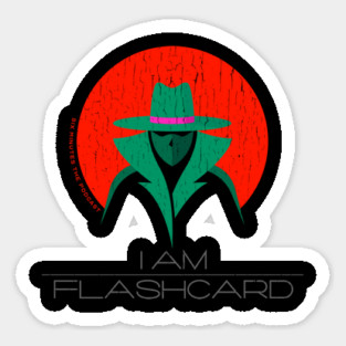 I Am Flashcard Sticker