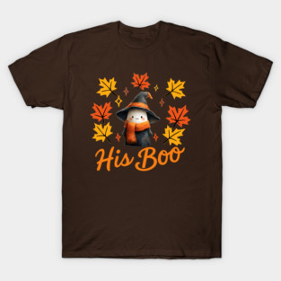 His Boo Matching Halloween Couples T-Shirt