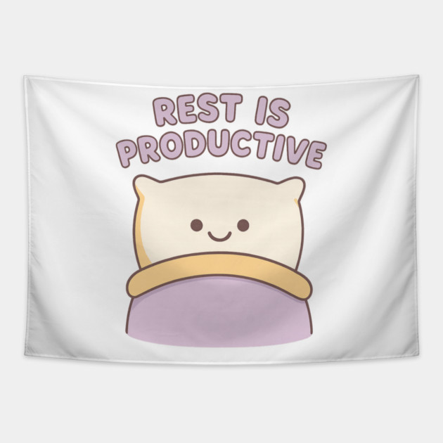 Rest is Productive Tapestry by Fauzi's Store