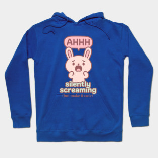 Silently Screaming (But Make It Cute) Hoodie
