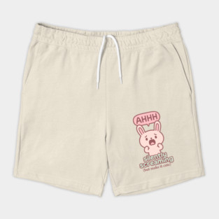 Silently Screaming (But Make It Cute) Shorts
