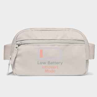 Low Battery Introvert Mode Bag