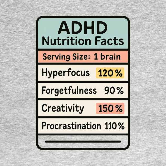 ADHD Nutrition Facts by Fauzi's Store