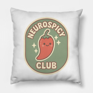 Neurospicy Club Pillow