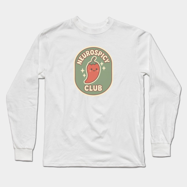 Neurospicy Club Long Sleeve T-Shirt by Fauzi's Store