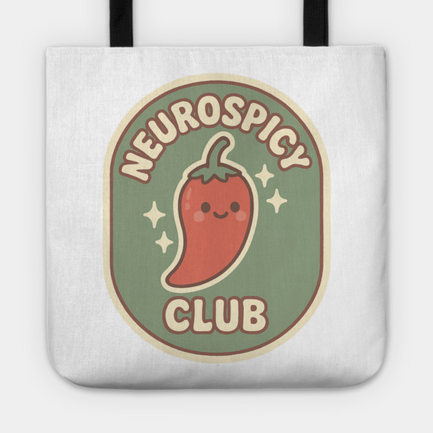 Neurospicy Club Tote by Fauzi's Store