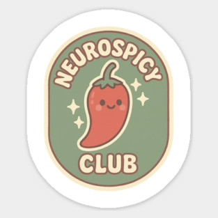 Neurospicy Club Sticker