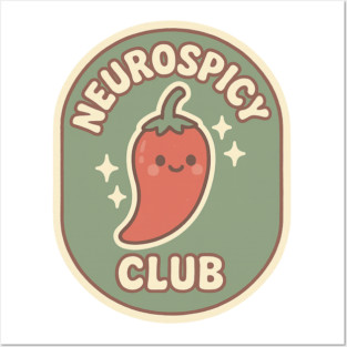 Neurospicy Club Posters and Art