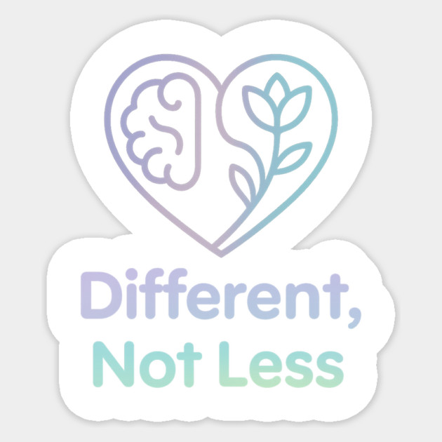 Different, Not Less Sticker by Fauzi's Store