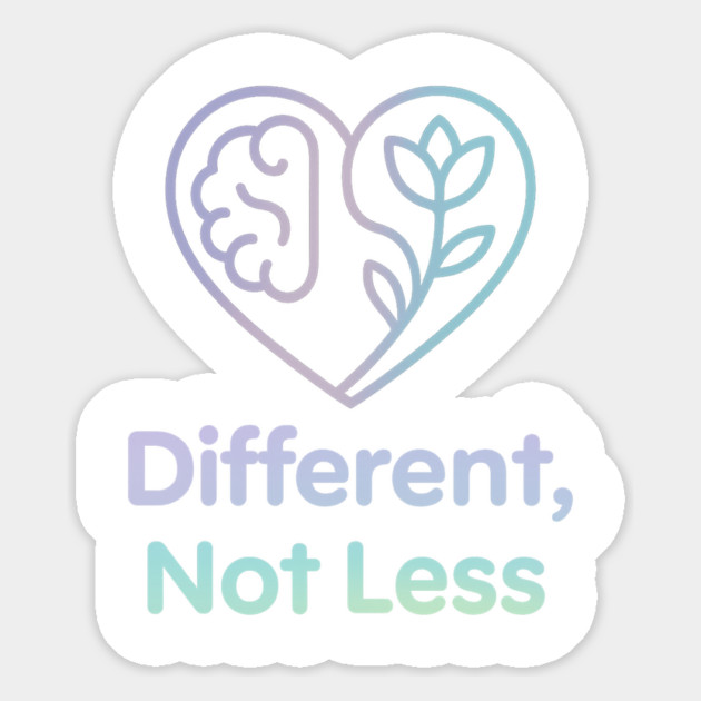Different, Not Less Magnet by Fauzi's Store