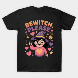 Bewitch Please Pastel Kawaii Girl Witch Magic T-Shirt