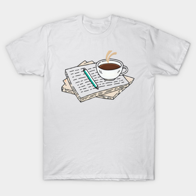 Coffee Writing Session Essentials T-Shirt by SR8891