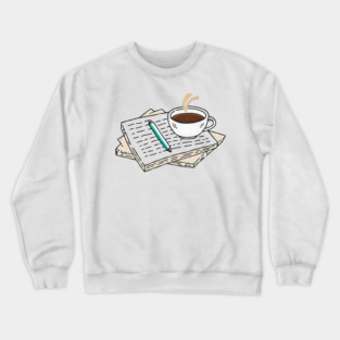 Coffee Writing Session Essentials Crewneck Sweatshirt