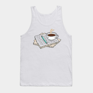 Coffee Writing Session Essentials Tank Top