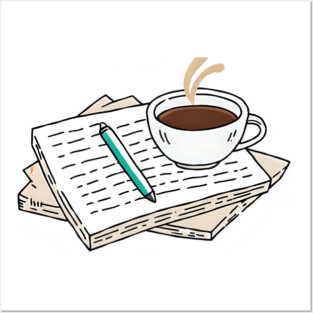 Coffee Writing Session Essentials Posters and Art