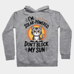 I'm Solar Powered Don't Block my Sun Hoodie