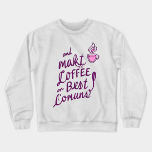 Coffee Writing Brings Ideas Alive Crewneck Sweatshirt