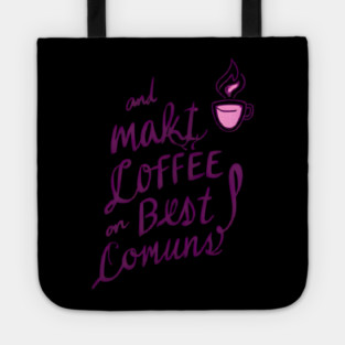 Coffee Writing Brings Ideas Alive Tote