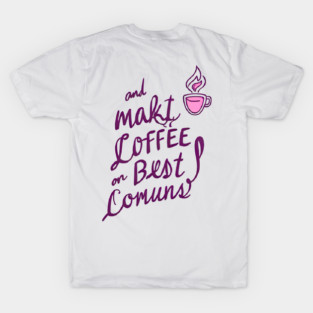 Coffee Writing Brings Ideas Alive T-Shirt