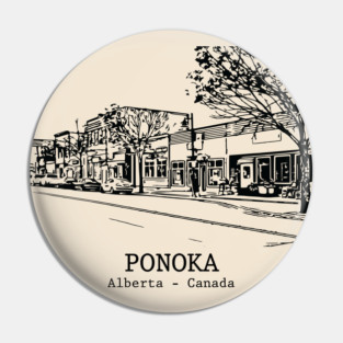 Ponoka - Alberta Pin