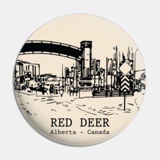 Red Deer - Alberta Pin