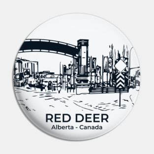 Red Deer - Alberta Pin