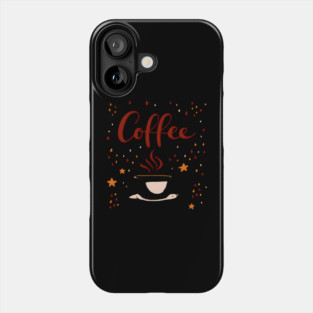 Coffee Writing Time for Creators Phone Case